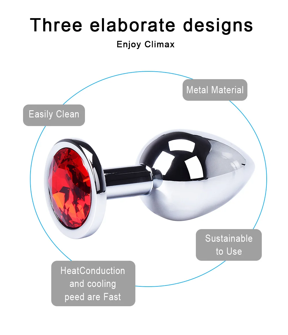 Sex Toys Vibrator Metal Anal for Women Adult Products for S Men Butt Plug Stainles Steel Anal Plug DildoToys
