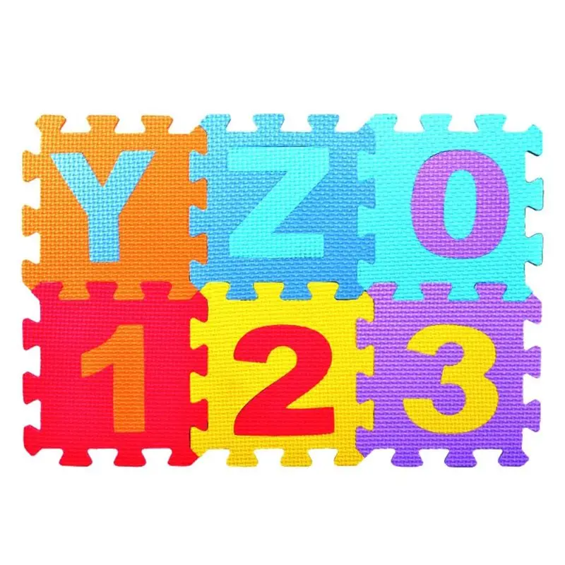 1set Kid Puzzle Play Mat with EVA Foam Interlocking Exercise Tiles Pad Floor Carpet
