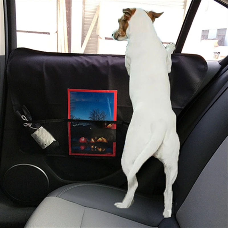 

Oxford Dog Cat Car Door Windows Protector Mat Car Door Covers Dog Cat Scratch Guard Mat Pet Supplies D1404