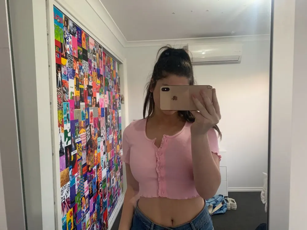 2020 Sexy Women Cardigan V-neck Summer T-shirt Short Sleeve Ruffle T-shirt Clubwear Buttons Bodycon Frilly Solid Color Crop Tops
