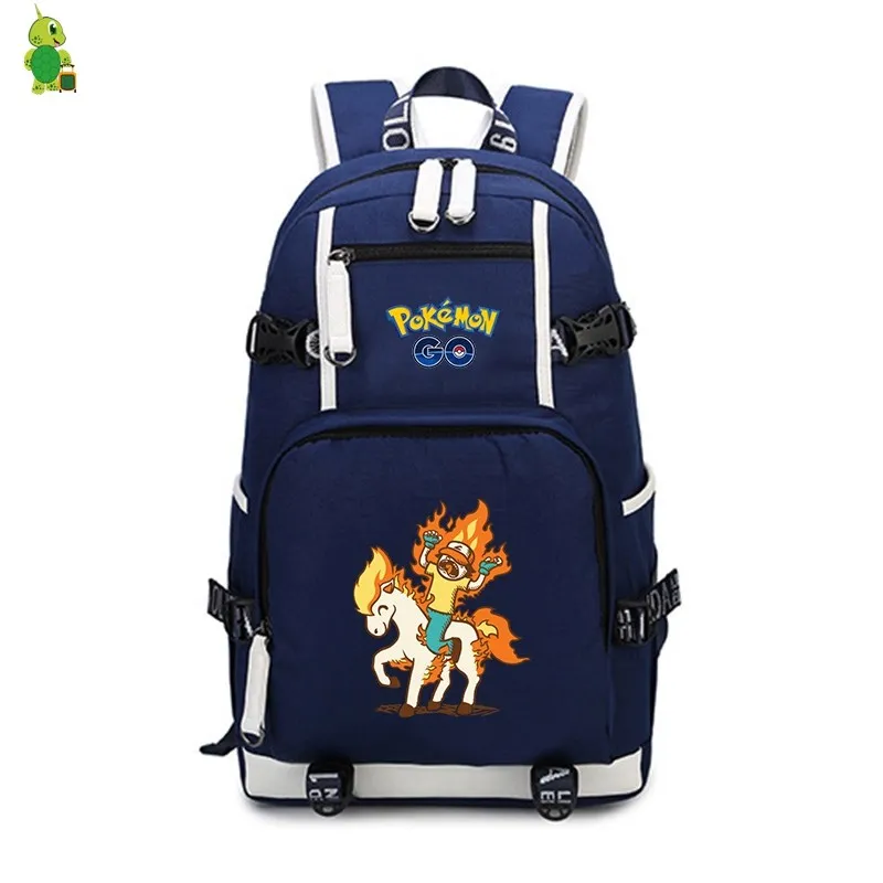 Mochila Pokemon Go Рюкзак Школьные сумки для подростков девочек мальчиков большие дорожные сумки на плечо женский мужской рюкзак для ноутбука рюкзак - Цвет: 28
