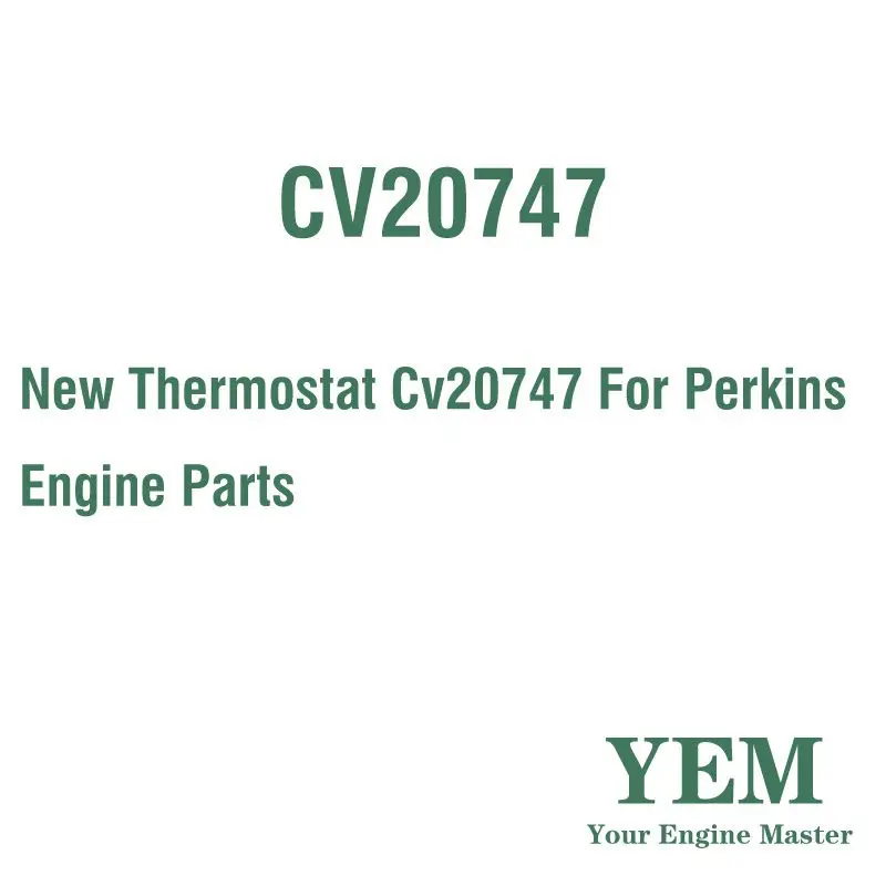 

New Thermostat CV20747 For Perkins Engine Part