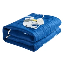 Электрическое одеяло, 220 В, толстое плюшевое электрическое нагревательное одеяло, термостат, одеяло, двойное тело, электрическое одеяло, подогреватель