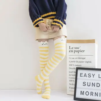 

65CM Women 3D Cartoon Animals Thigh Stockings Over Knee High Cute Fancy Long Stockings