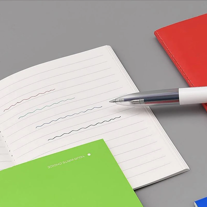 Xiaomi KACO EASY 4 Удобная ручка многофункциональные ручки 0,5 мм Заправка черный синий красный зеленый заправка гелевая ручка для офиса