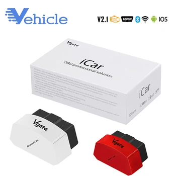

Vgate iCar3 ELM327 Bluetooth/WIFI Interface IOS/Android Vgate Icar 3 Wifi OBD2 OBDII Car Diagnostic Scanner various colors