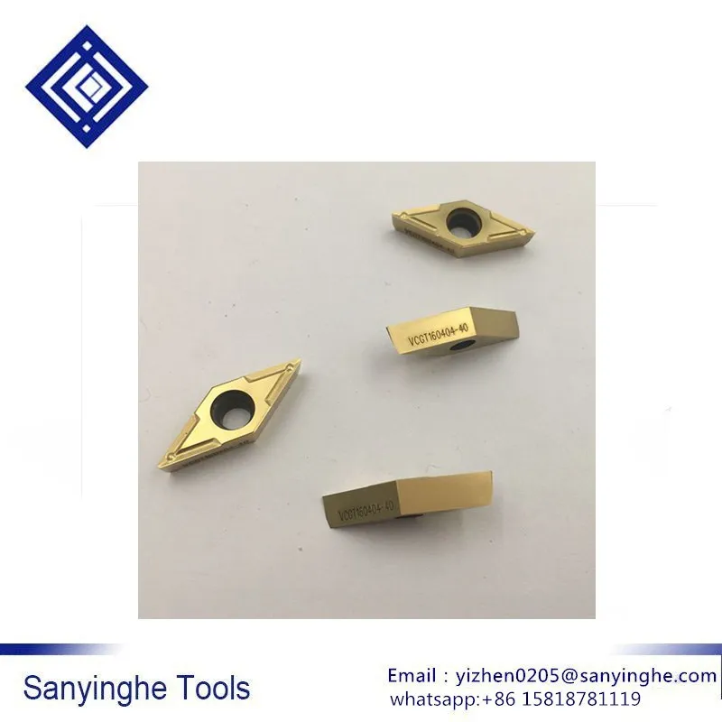CNC tools 10 шт./лот VCGT160404 40/37 градусов лезвие канавки Tungsten карбидные вставки для шкива