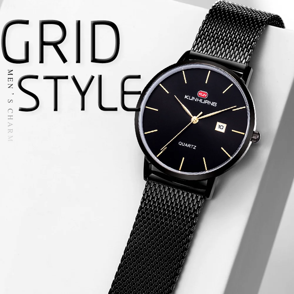 

2020 Men's High-End Luxury Brand Fashion Simple Business Men's Watch-Style Calendar Features Quartz Watch Unique Mens Gifts