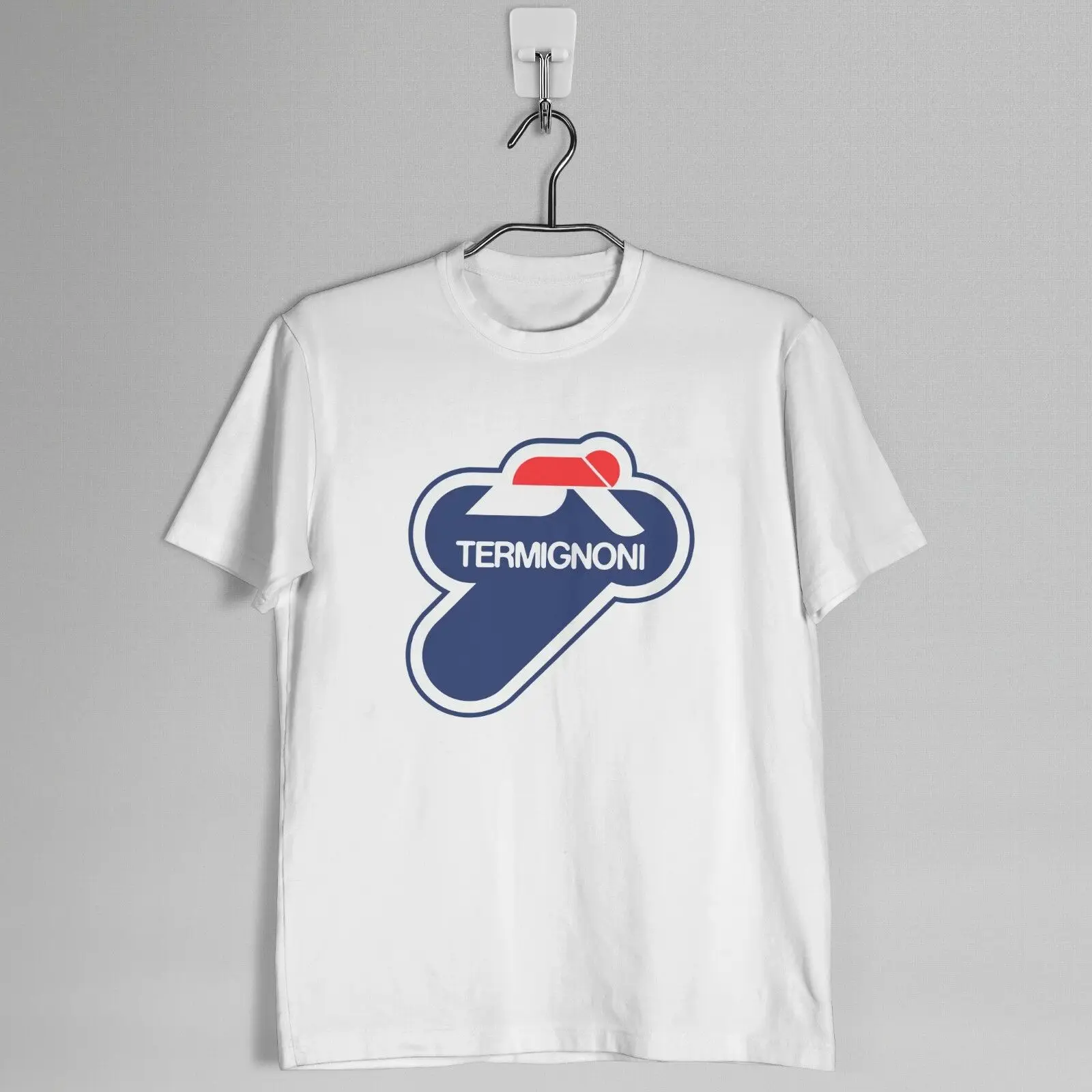 

New Termignoni Motorcycles Exhaust System Ducati Tee White T-shirt