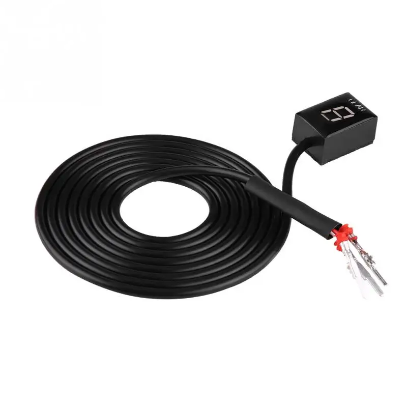 Мотоцикл ECU Plug Mount 6 скоростей цифровой индикатор шестерни дисплей для Honda CB400F CB500X CB650F красный светодиодный дисплей шестерни