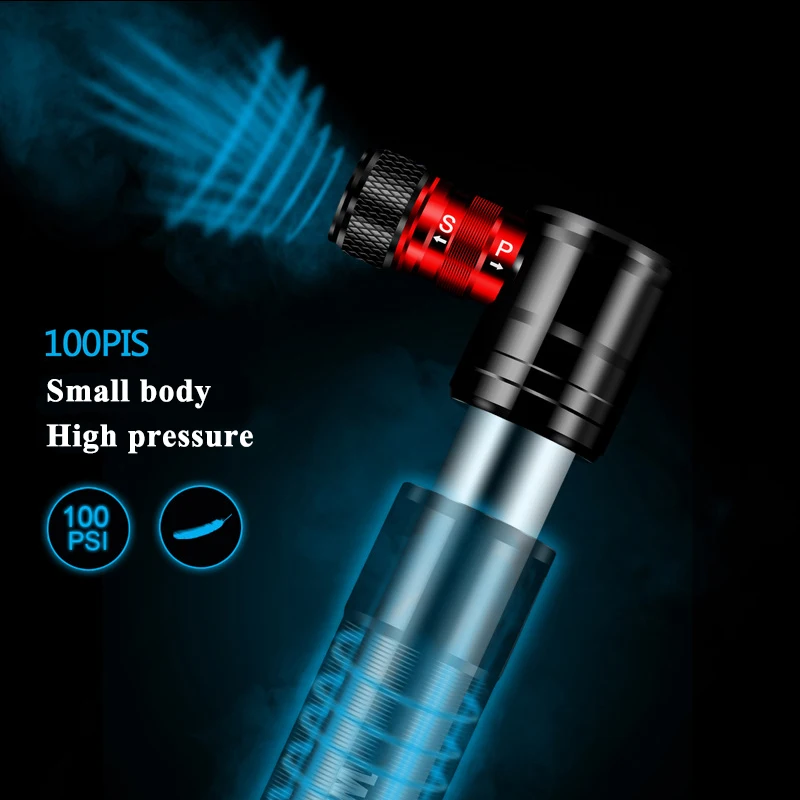 WILD MAN Mini 100 PSI MTB велосипедный насос Schrader Presta велосипедный клапан насосы ручной воздух Сверхлегкий сплав Велоспорт шин шаровой надувной насос