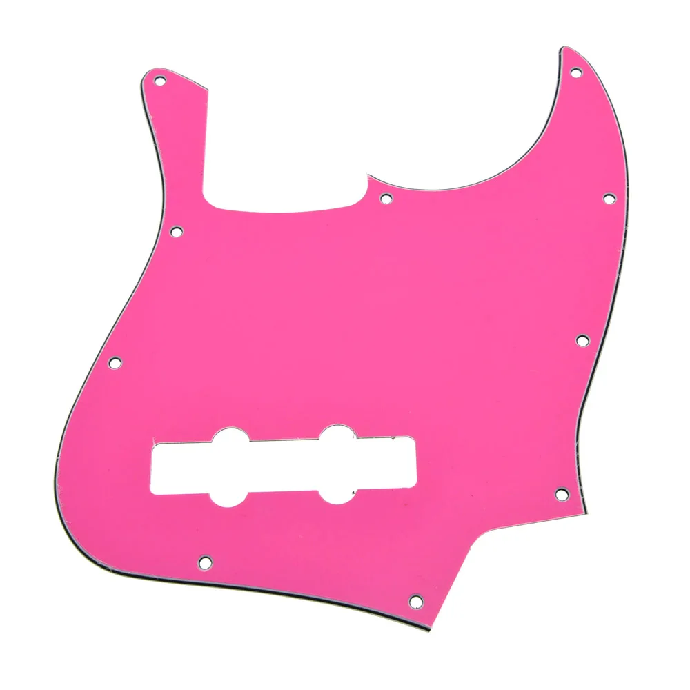 

4 струны Jazz JB бас гитара палочка 10 отверстий розовая царапина стандартная J бас палочка