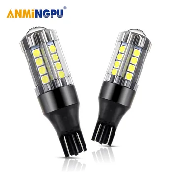 

ANMINGPU 2x Signal Lamp LED T15 921 912 23SMD 3030 Chips W16W Led Lamp Backup Light Car Reverse Light Parking Lamp White 12V