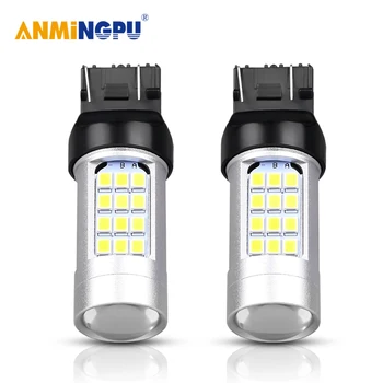 

ANMINGPU 2X Signal Lamp T20 7440 7443 W21W W21/5W 42SMD T20 Led Bulb Turn Signal Bulb Reversing Lights Brake light White Yellow
