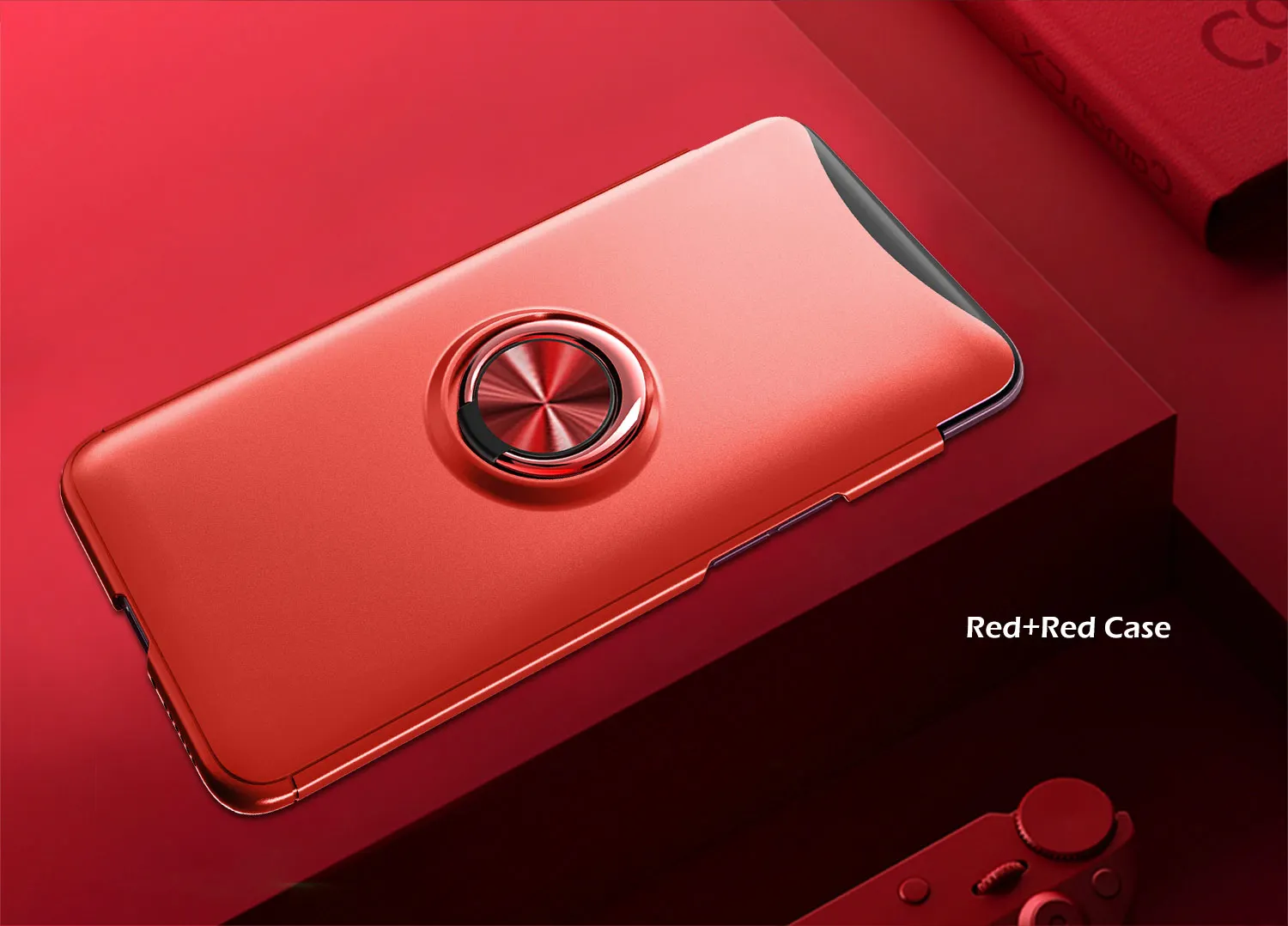 Red Чехол для samsung Galaxy A80, роскошный защитный чехол с магнитным кольцом, противоударный чехол для samsung A80, SM-A805F корпус - Цвет: Red