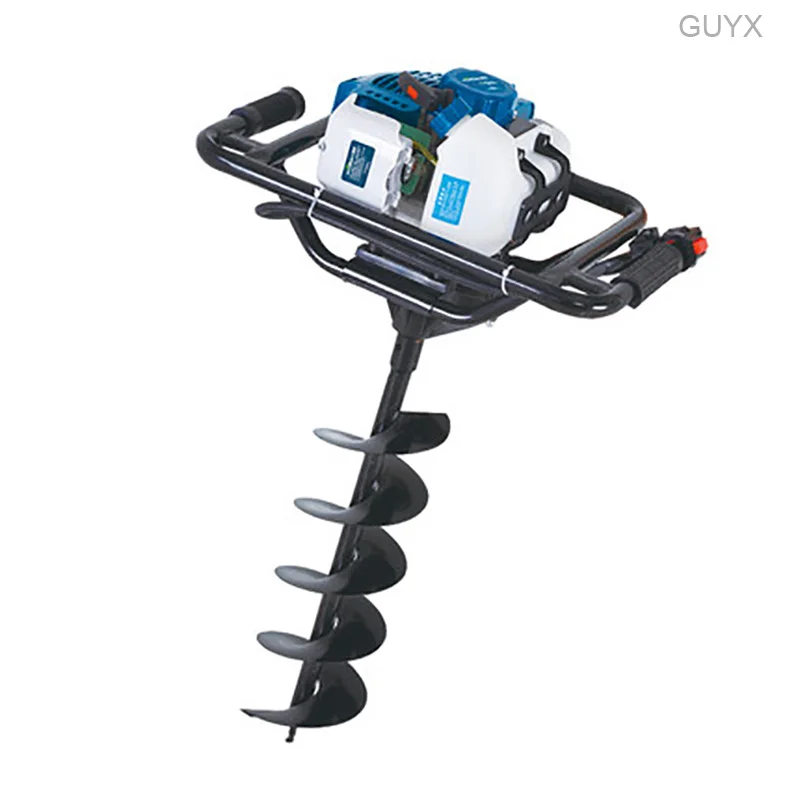 

Multi-functional ground drilling planter, gasoline tree planting drilling machine