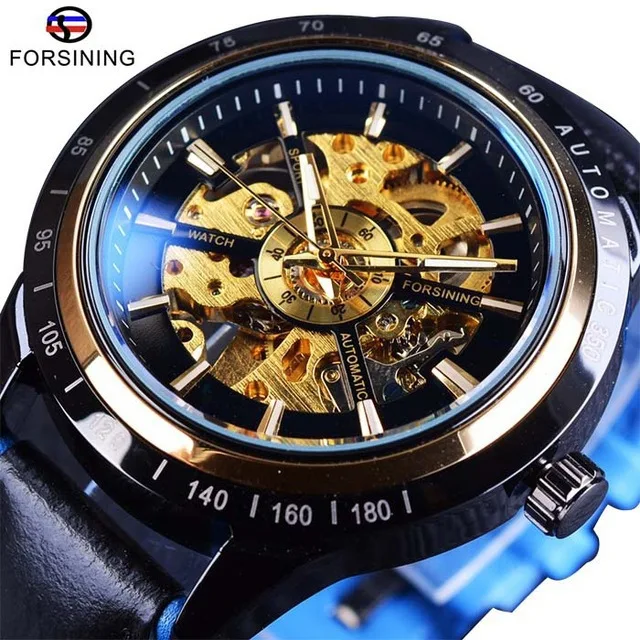 

Forsining Rich Sydney 350 Men Ribbon Trainspotter Mechanical Wrist Watch Mechanical Watch-