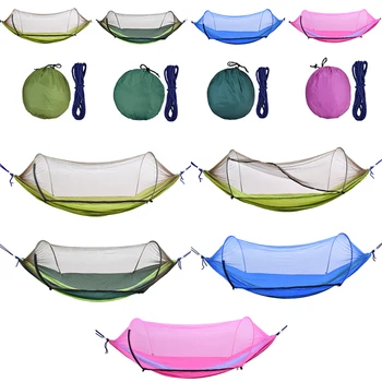

Camping Hammock Outdoor Garden Furniture 1-2 Person Portable Hanging Chair Bed Strength Parachute Fabric Sleep Swing