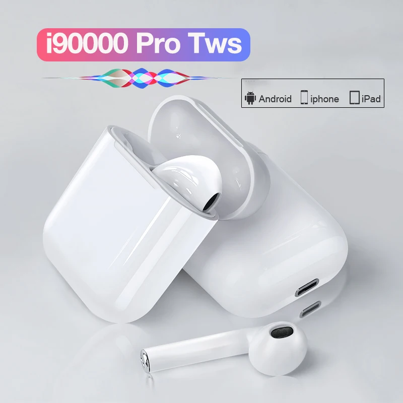 I90000 Pro TWS наушники вкладыши Air 2 Bluetooth наушники мини бас наушники гарнитура PK W1 чип i12 i9s Tws i30 i9000