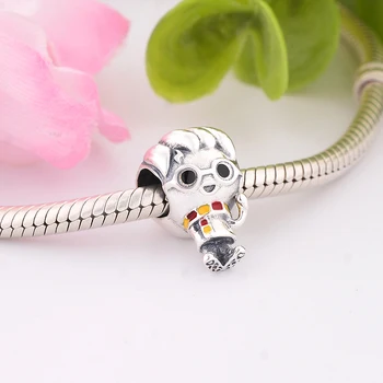

2020 New Fashion Genuine 925 Sterling Silver Cool Boy Beads Charms Fit Original Charms Bracelet Jewelry Making for Women