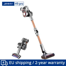 JIMMY H9 Pro Aspirateur Sans Fil Portable, 80 Minutes Temps de Fonctionnement 8*3000mAh, 200AW Aspiration Puissante, 600W Moteur, LED, 0.6L