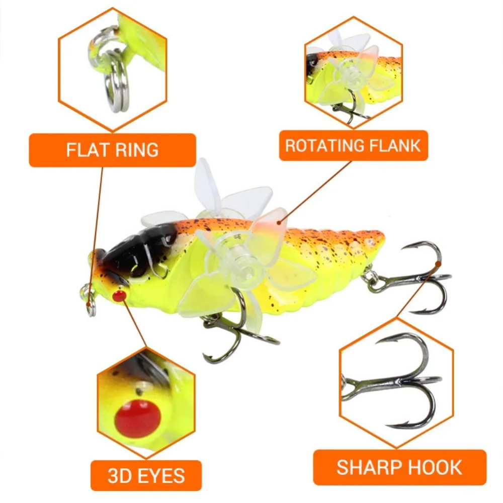 Topwater против насекомых для рыбалки приманка гольян Троллинг воблер Crankbait Whopper Plopper Bait искусственная жесткая приманка сома Щука хрень