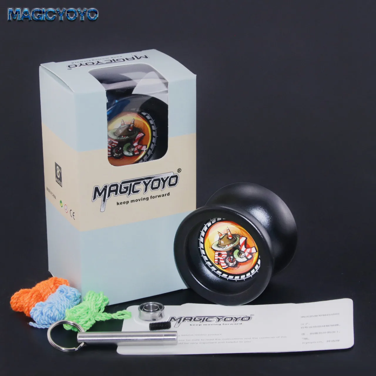 Magicyoyo T9 профессиональные детские игрушки матовая поверхность отзывчивая и не реагирующая сменная с наклейками йо-йо мяч классические игрушки