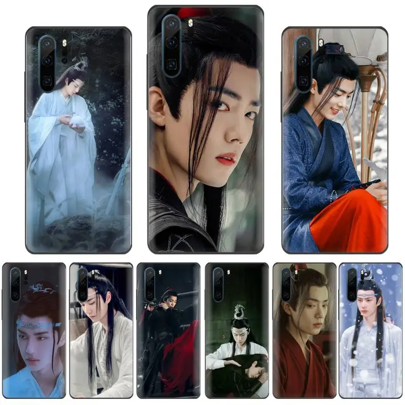 Xiaozhan wangyibo Новый черный чехол для мобильного телефона Funda Huawei P9 P10 P20 P30 Lite 2016 2017 2019