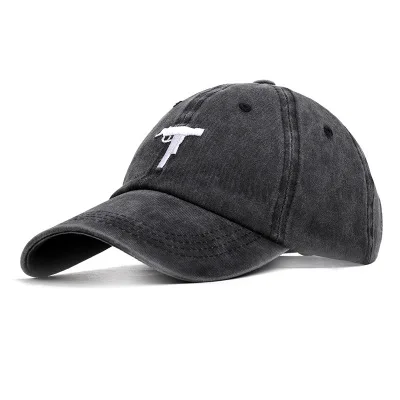 2020 new summer and autumn baseball cap cotton AK47 gun pattern hat retro washed men women | Аксессуары для одежды