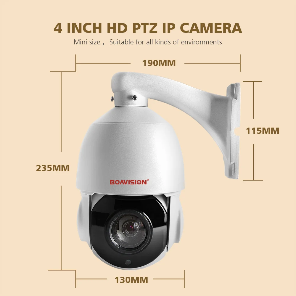 HD 1080P PTZ купольная ip-камера 2MP 5MP 30X зум водонепроницаемая IP66 скоростная купольная камера видеонаблюдения наружного ночного видения 50 м P2P Hisee