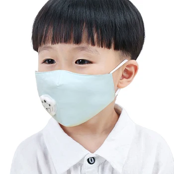 

Children PM2.5 Mouth Mask Reusable Kids Breath Valve Anti Haze Breathable Mask Anti Dust Mouth-Muffle Respirator Face Masks New