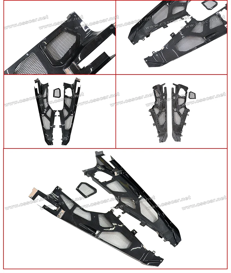CSSYL Настоящее карбоновое волокно передний капот на обе стороны крышка двигателя подходит для Lamborghini Huracan LP610 украшения автомобиля аксессуары