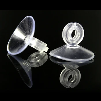 

New 10 Pcs Clear Suction Cup Aquarium Airline Tubing Holder 6mm Diameter