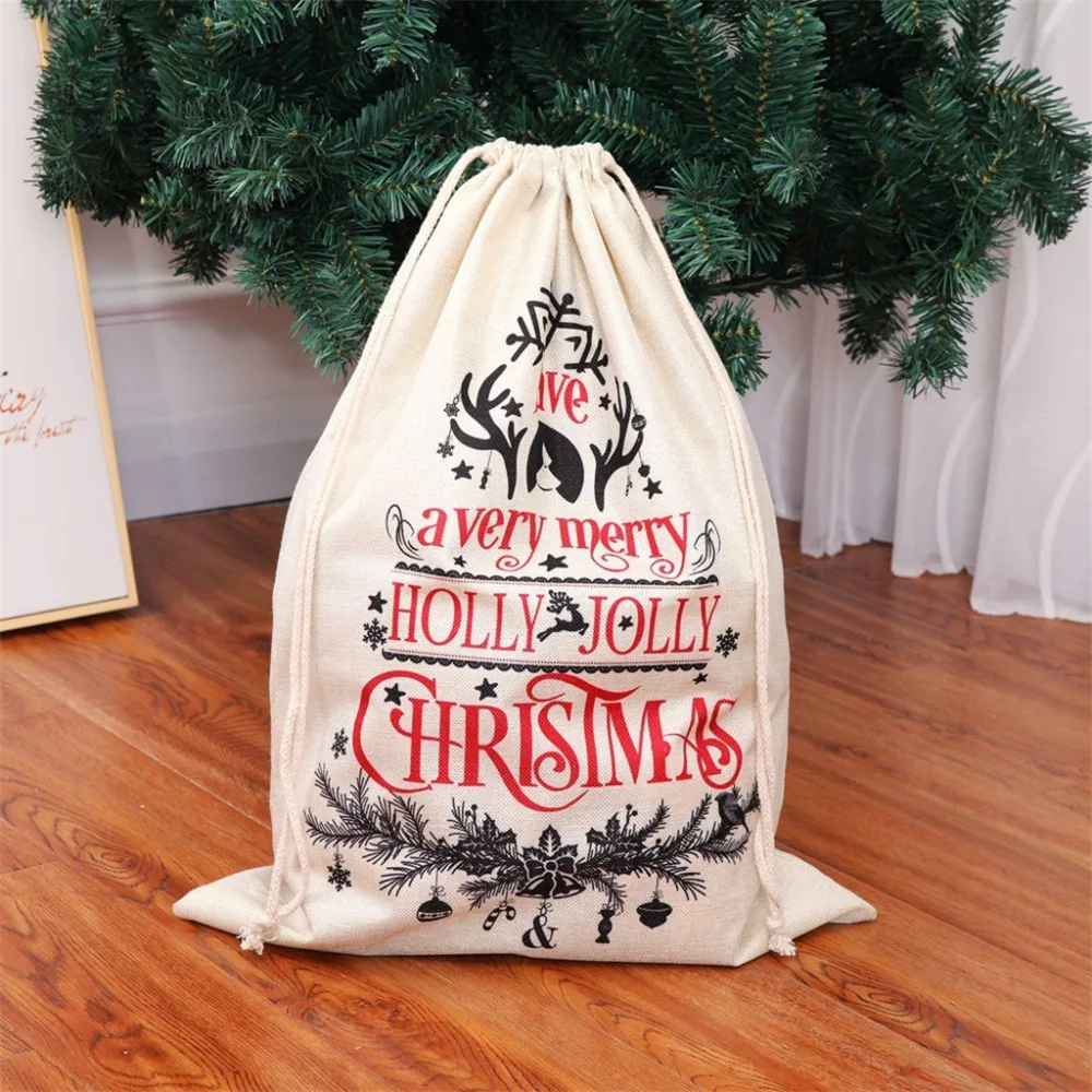 christmas drawstring gift bag (9)