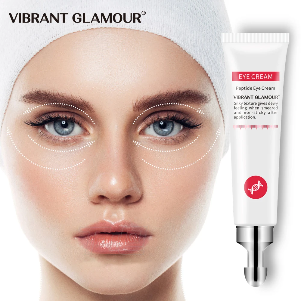 

VIBRANT GLAMOUR Peptide Collagen Eye Cream Anti-Wrinkle Anti-Aging Remove Dark Circles Against Puffiness And Bags Eye Skin Care