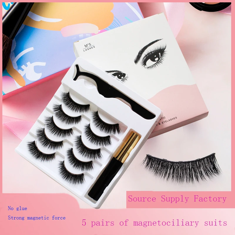

5 pair magnetic eyelash suit for extended eyelash extension eyelash extension by wholesale professional