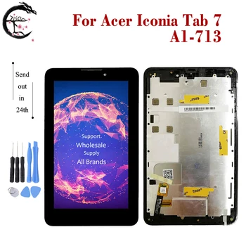 

7" LCD With Frame For Acer Iconia Tab 7 A1-713 Full LCD Display Screen Touch Panel Sensor Digitizer Assembly Tab7 A1 713 Display