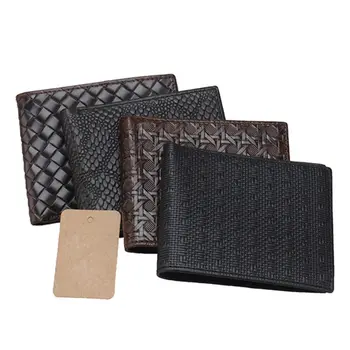 

Men's Business Genuine Leather Wallet Pocket Credit Card Holder Bifold Purse 517D