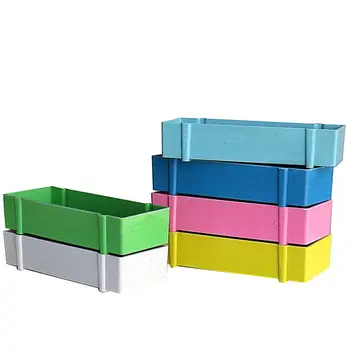 

Nordic Style Rectangular Flower Pot Succulent Flower Pot Creative Decorative Flower Pot for Home Office
