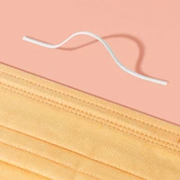 50/30/10PCs Thickened Protective Mask Pure Color Morandi Fashion Eyelashes Adult 3-layer Dust-proof and Anti-fly Wipe Face Mask 2