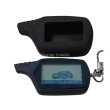 Barato a91 2-way lcd chaveiro de controle remoto + silicone caso chave para russo anti-roubo em dois sentidos sistema de alarme de carro starline a91