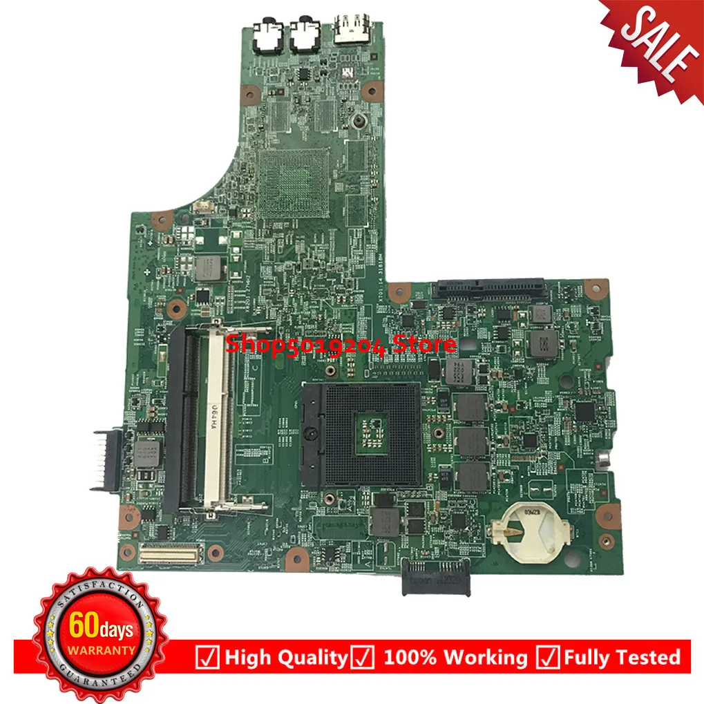 Материнская плата Y6Y56 0Y6Y56 материнская для ноутбука Dell Insprion N5010 09909-1 DG15 48.4HH01.011 HM57