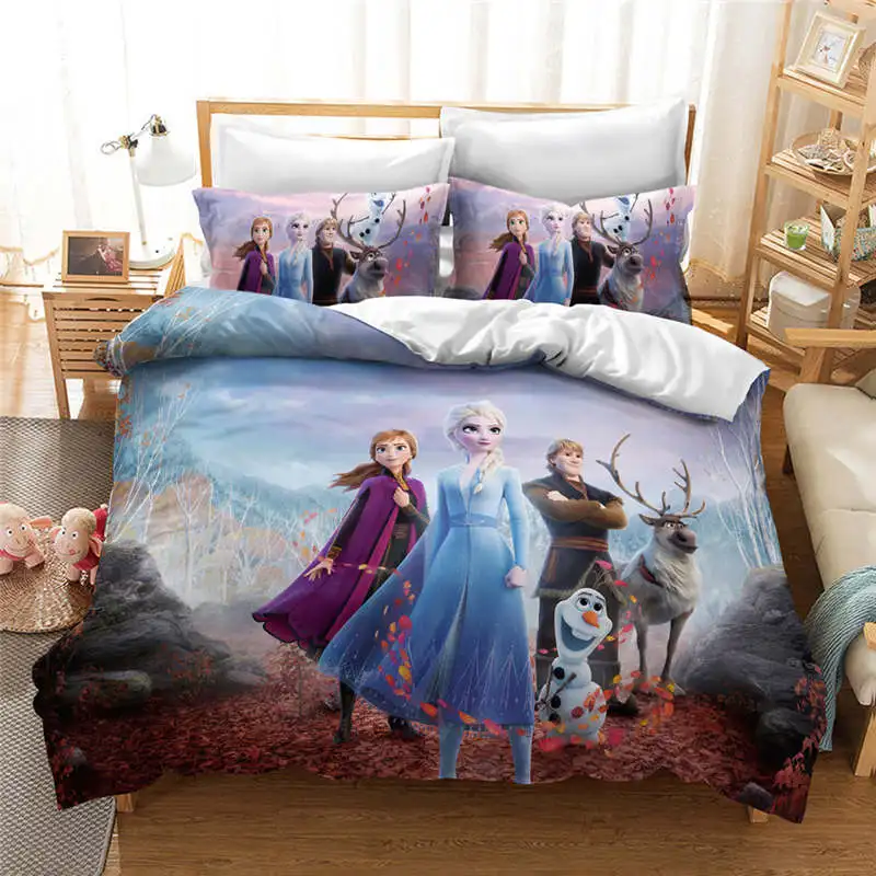 New With Tags Frozen 2 Fearless Journey Quilt Blanket Set Full Queen NWT Elsa II 