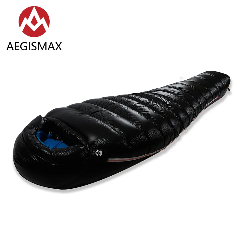 AEGISMAX G5 длинный наружный кемпинговый ультра-светильник зимний спальный мешок для мам холодный 95% белый гусиный пух спальный мешок