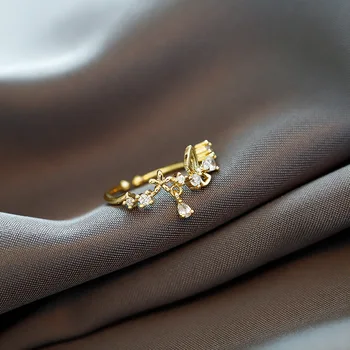 

2020 Korean New Style Versatile Open Ring Fashion Exquisite Simple Ring Female Jewelry