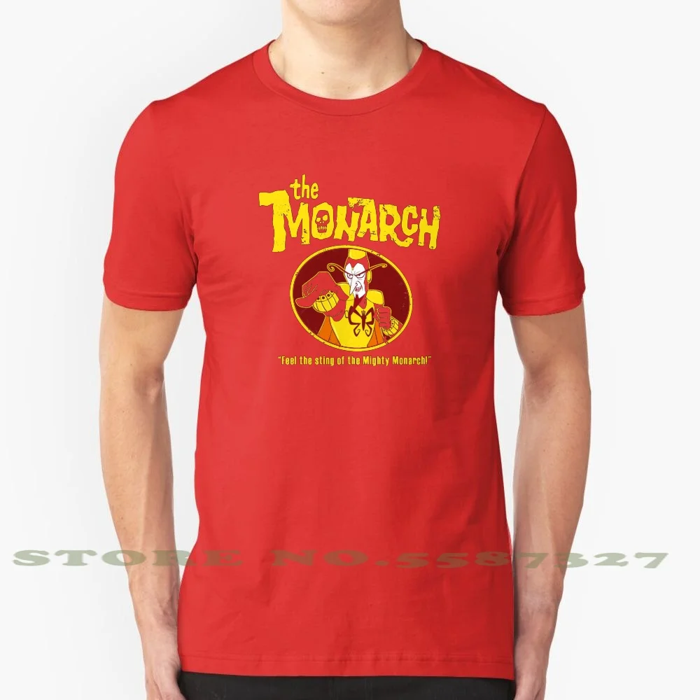 The Mighty Monarch Graphic Custom Funny Vendita Calda Tshirt Venture Brothers Venture Bros Villain Monarch Evil Animated Skeletor
