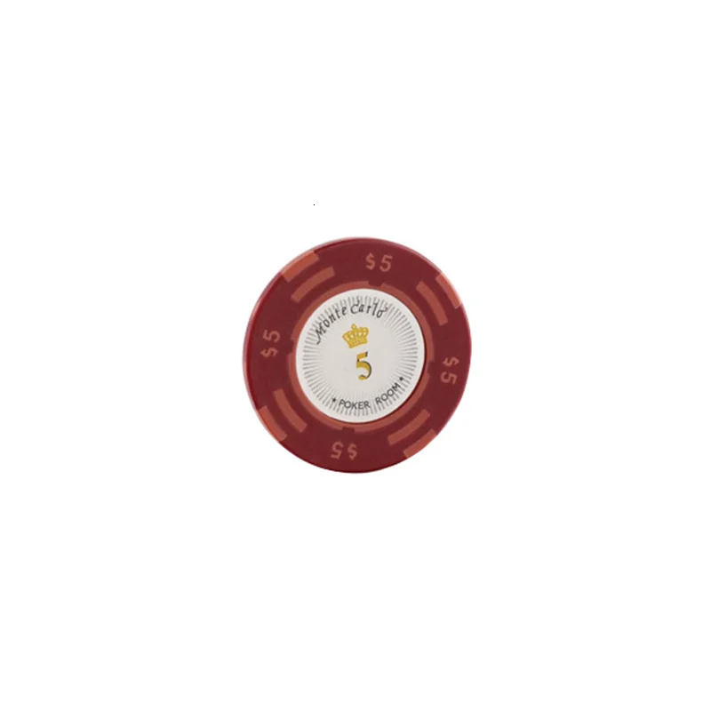 5 yuan face value K8356 25 шт./лот 14 г двойной цвет USD пленка глина Техасский Холдем чип покерные игровые карты чипы маджонг баккарат монета баккарат чипы - Цвет: 5 yuan face value