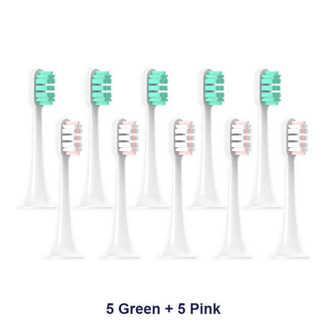 Brush Heads For xiaomi Mijia T300/T500/T700 Sonic Electric Toothbrush Soft Bristle  Nozzles with Caps Sealed Package