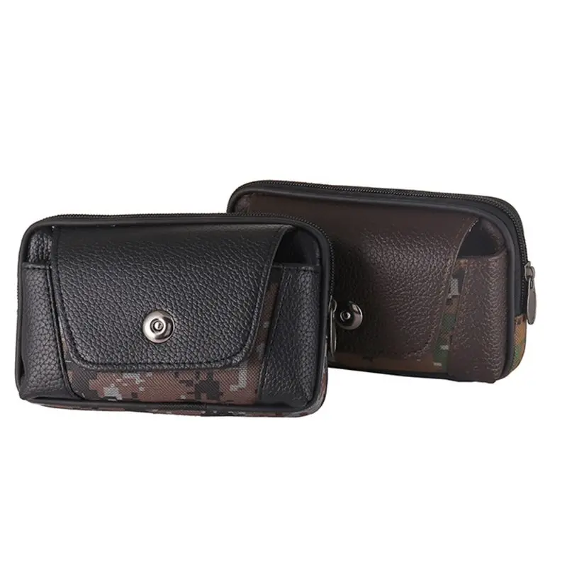

Men Vintage PU Leather Waist Bag Belt Loop Holster Carry Phone Pouch Wallet