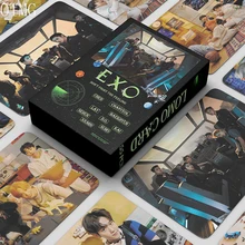 55 sztuk zestaw Kpop EXO karty Lomo nowe pocztówki Ablum nie walcz z uczuciem karta albumu HD z nadrukowanym zdjęciem plakat dla fanów prezenty tanie tanio OIMG CN (pochodzenie) 6 lat
